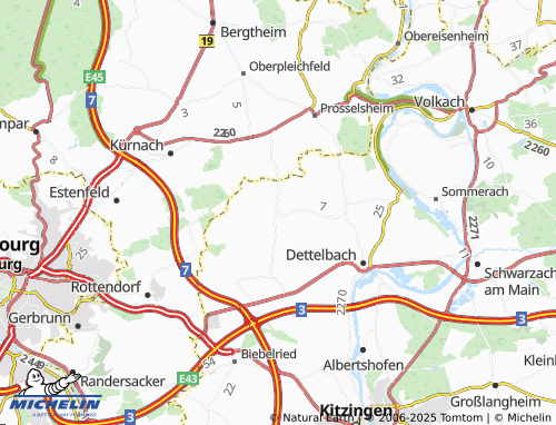 MICHELIN Euerfeld map - ViaMichelin