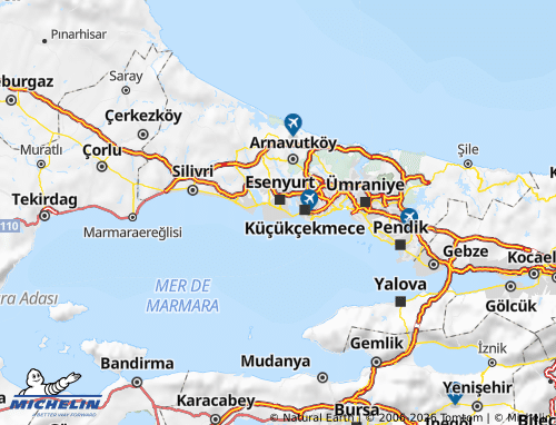 MICHELIN Beylikdüzü map - ViaMichelin