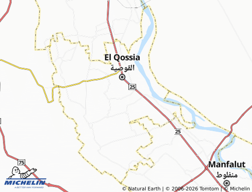 Mappa MICHELIN al-Shaykh Awn Allah - ViaMichelin