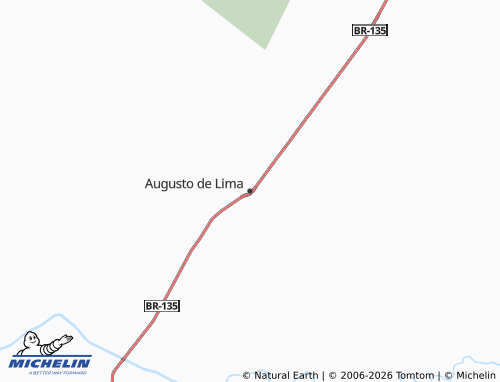 Carte MICHELIN Augusto de Lima - ViaMichelin