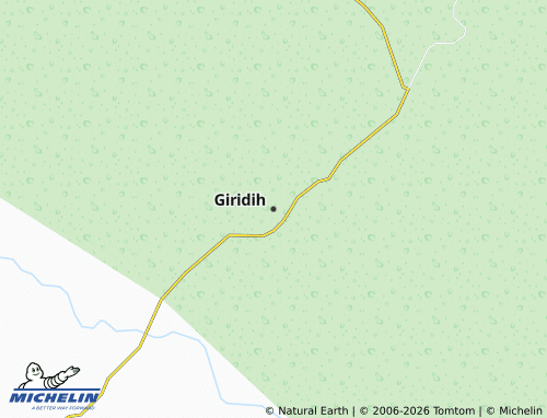 Carte MICHELIN Giridih - ViaMichelin