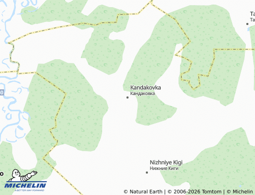 MICHELIN-Landkarte Kandakovka - ViaMichelin