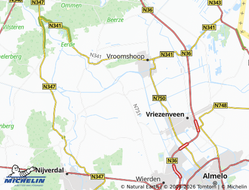 MICHELIN-Landkarte Daarle - ViaMichelin
