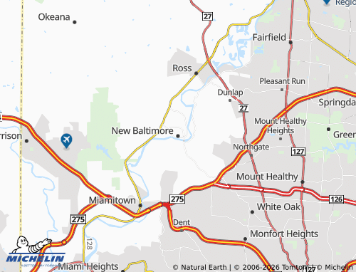 Mapa MICHELIN New Baltimore - ViaMichelin