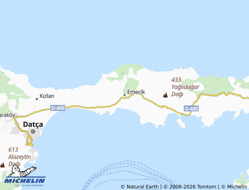 Mapa MICHELIN Emecik - ViaMichelin