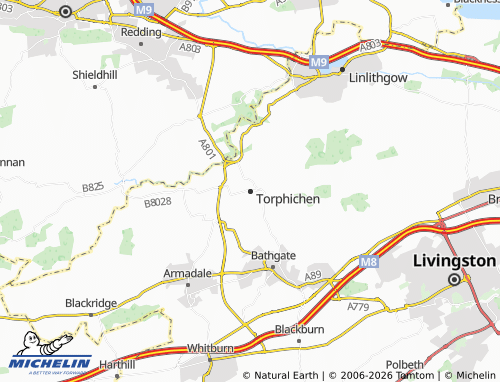 Mappa MICHELIN Torphichen - ViaMichelin