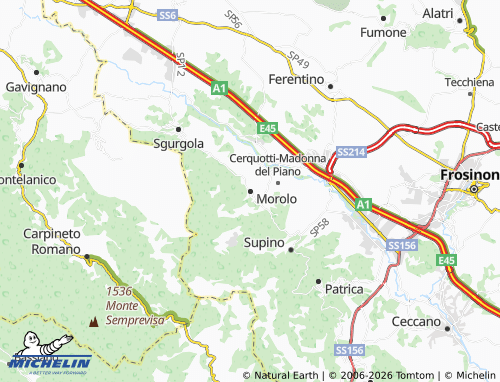 MICHELIN Morolo map - ViaMichelin