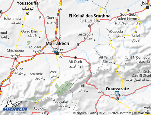 Kaart MICHELIN al-Houz - ViaMichelin