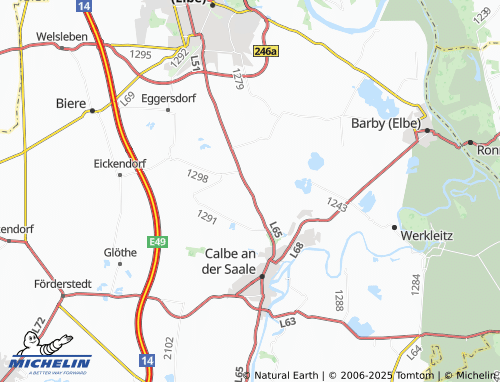 MICHELIN Steinbruch map - ViaMichelin