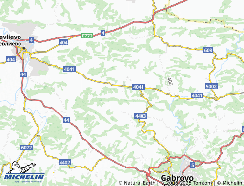 MICHELIN-Landkarte Tarhovo - ViaMichelin