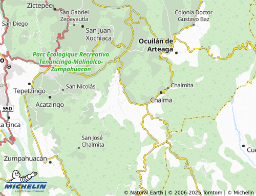 MICHELIN La Loma map - ViaMichelin