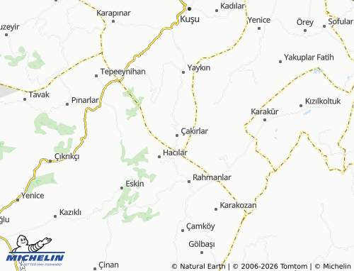 Mappa MICHELIN Çakırlar - ViaMichelin