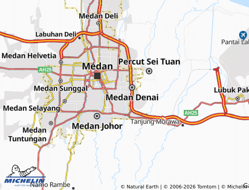 MICHELIN Binjai map - ViaMichelin