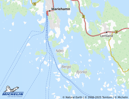 MICHELIN Nåtö map - ViaMichelin