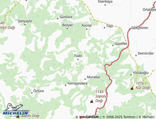 Carte MICHELIN Fadıl - ViaMichelin