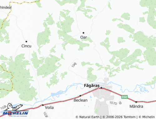 Carte MICHELIN Boholț - ViaMichelin