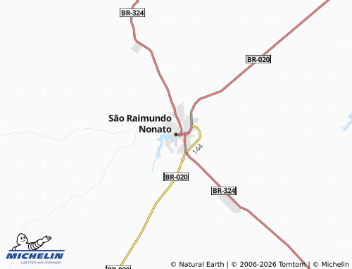 Mapa MICHELIN São Raimundo Nonato - ViaMichelin