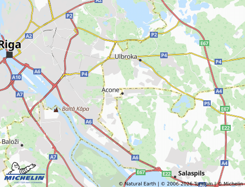 Mapa MICHELIN Acone - ViaMichelin