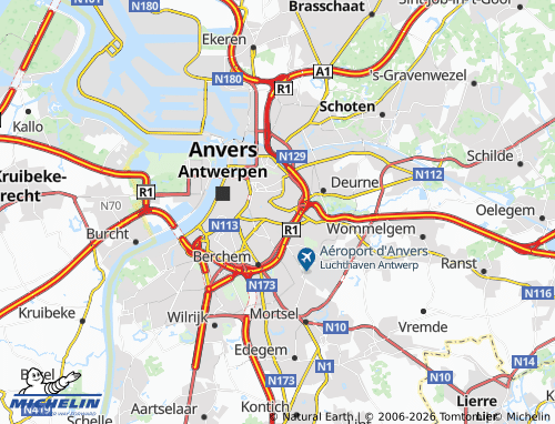 Mappa MICHELIN Borgerhout - ViaMichelin