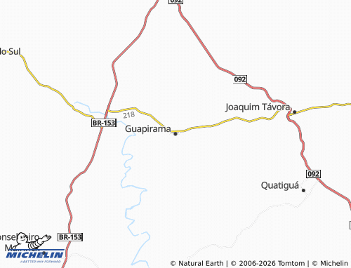 Mappa MICHELIN Guapirama - ViaMichelin