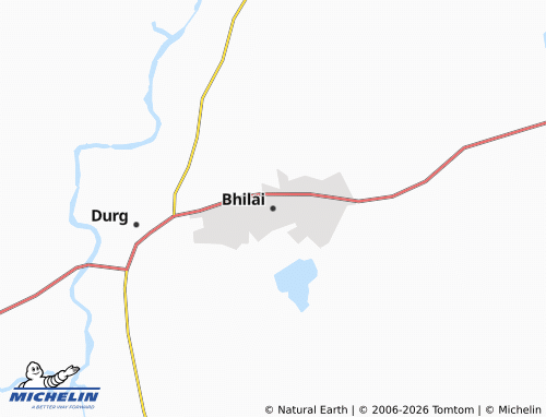 Carte MICHELIN Bhilai - ViaMichelin