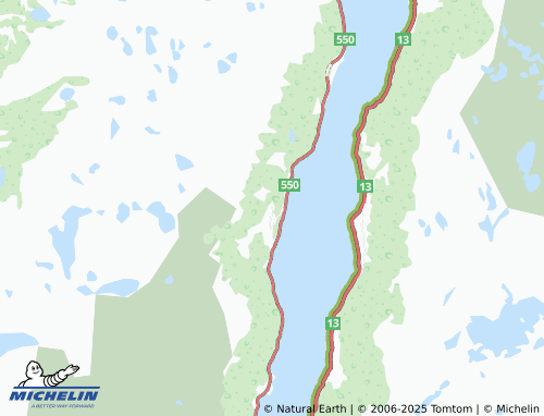 MICHELIN Vikebygd map - ViaMichelin