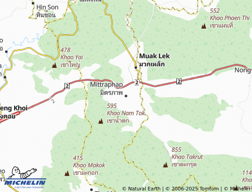 Mapa MICHELIN Mittraphap - ViaMichelin