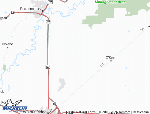 Carte MICHELIN Fender - ViaMichelin