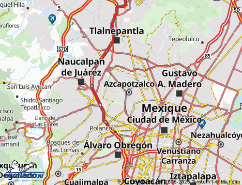 Mapa MICHELIN Ampliación Petrolera - ViaMichelin