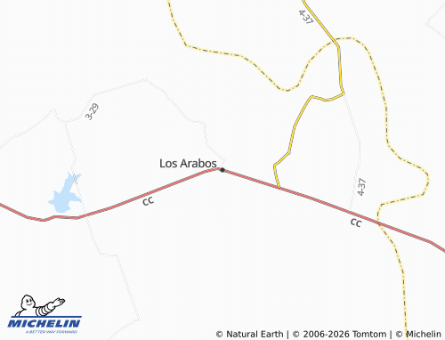 MICHELIN Los Arabos map - ViaMichelin