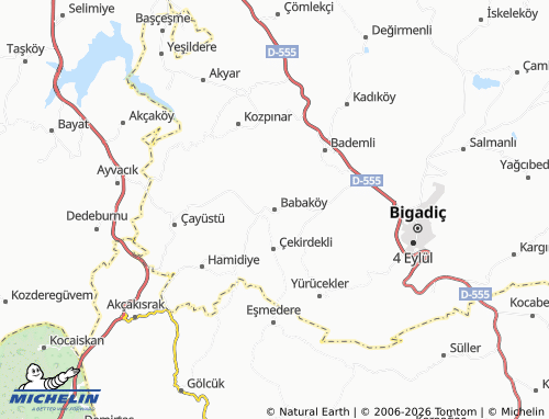 Mappa MICHELIN Babaköy - ViaMichelin