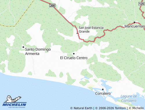 MICHELIN El Burro map - ViaMichelin