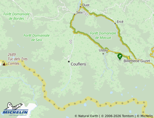 MICHELIN Rouze map - ViaMichelin
