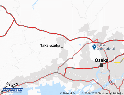 MICHELIN-Landkarte Takarazuka - ViaMichelin