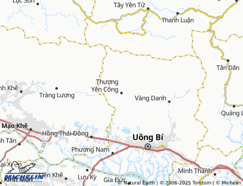 MICHELIN Thượng Yên Công map - ViaMichelin