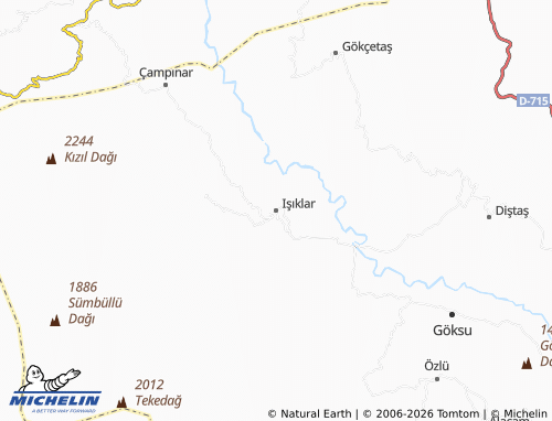 Mapa MICHELIN Işıklar - ViaMichelin