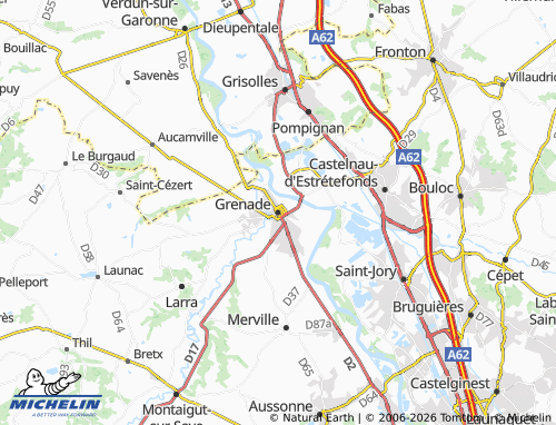Mappa MICHELIN Grenade - ViaMichelin