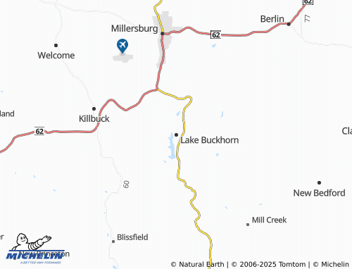MICHELIN Lake Buckhorn map - ViaMichelin