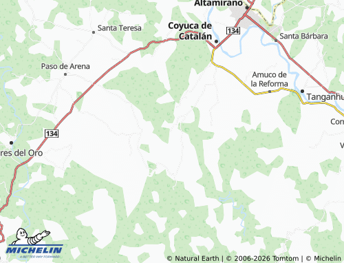 MICHELIN Agua Fría map - ViaMichelin