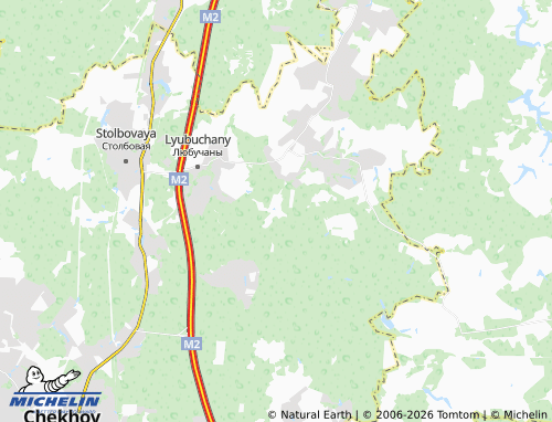 Carte MICHELIN Leonikha - ViaMichelin