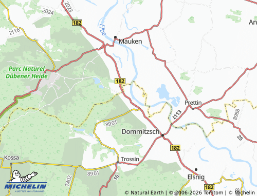 MICHELIN Greudnitz map - ViaMichelin