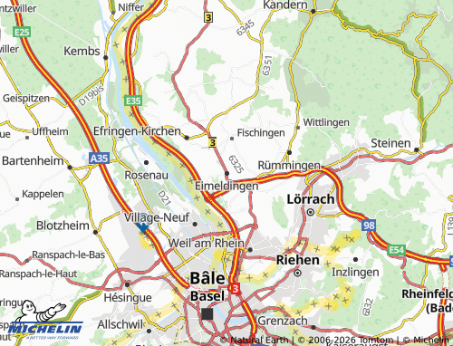 Mapa MICHELIN Eimeldingen - ViaMichelin