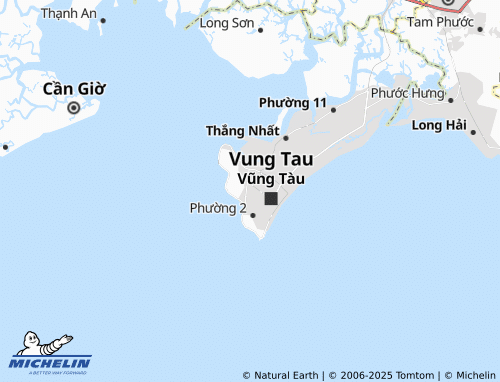 MICHELIN Phường 4 map - ViaMichelin