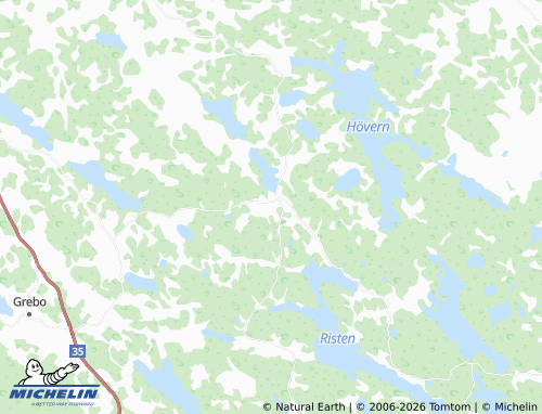 Carte MICHELIN Björsäter - ViaMichelin