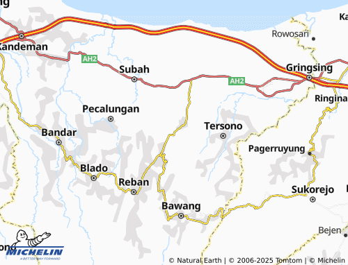 MICHELIN Donorejo map - ViaMichelin