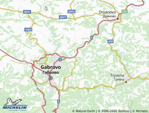 MICHELIN Donino map - ViaMichelin