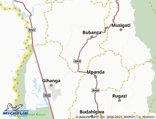 MICHELIN Mitakataka map - ViaMichelin