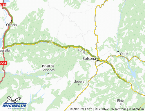 Mappa MICHELIN Clarà - ViaMichelin