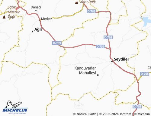 Mappa MICHELIN Sabuncular - ViaMichelin