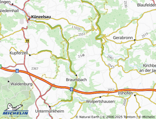 Mapa MICHELIN Jungholzhausen - ViaMichelin